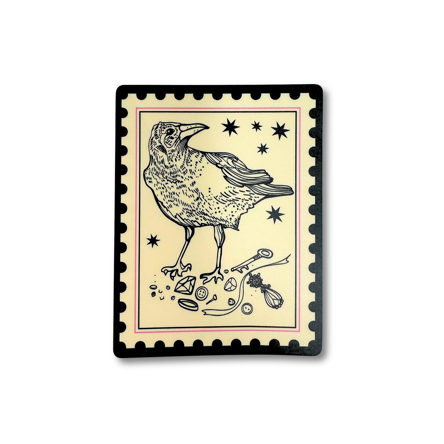 'Crow Stamp' Sticker