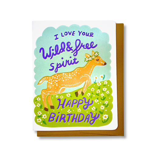 Wild and Free Spirit Birthday