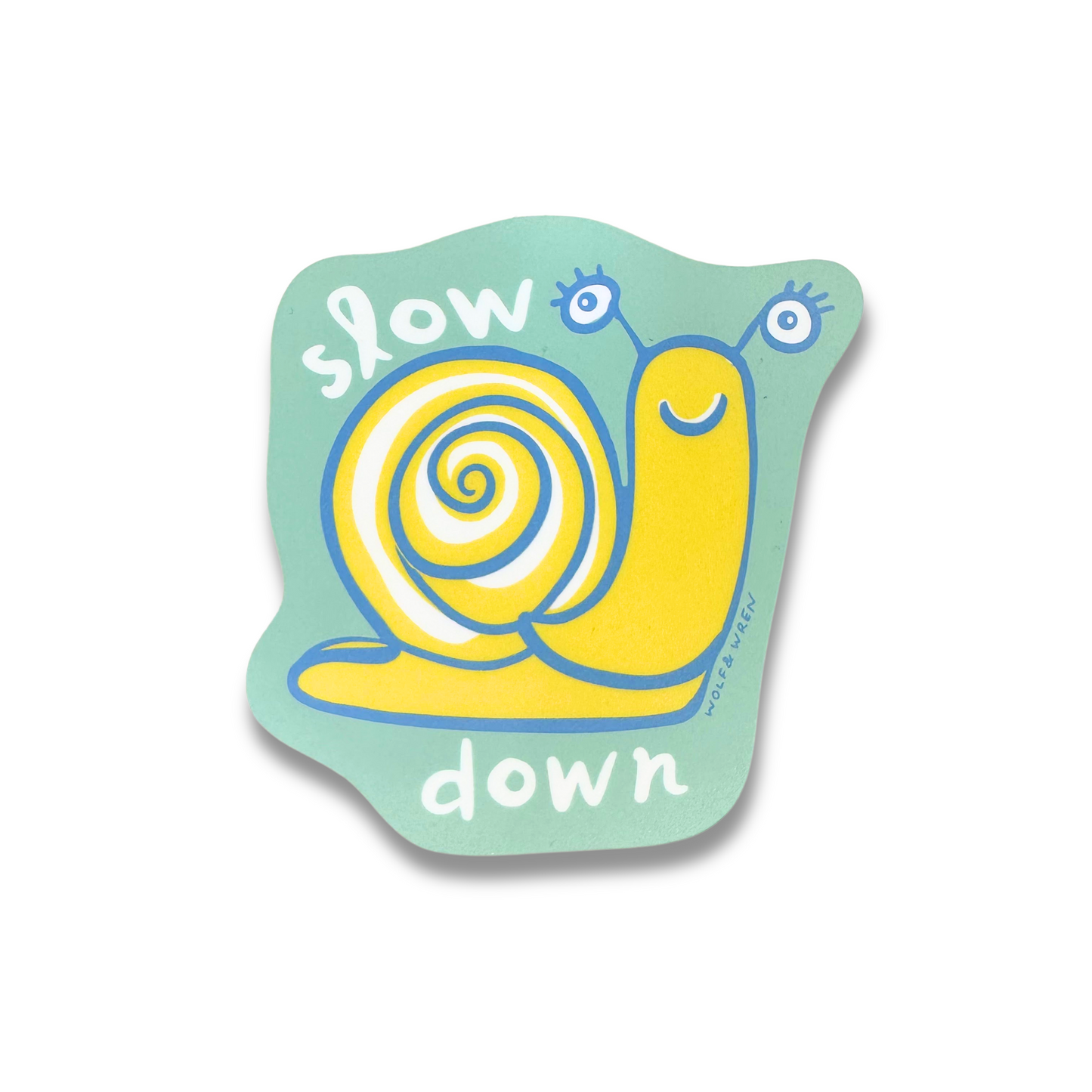 'Slow Down Snail' Sticker