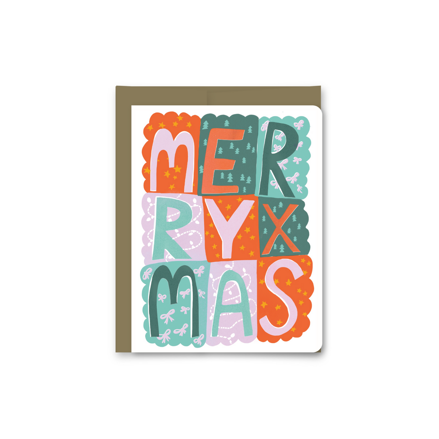 MERRY XMAS Grid card