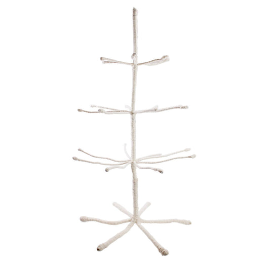 Short Woolie Tree Display - White