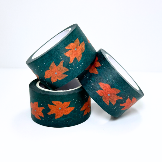 Poinsettia Washi Tape