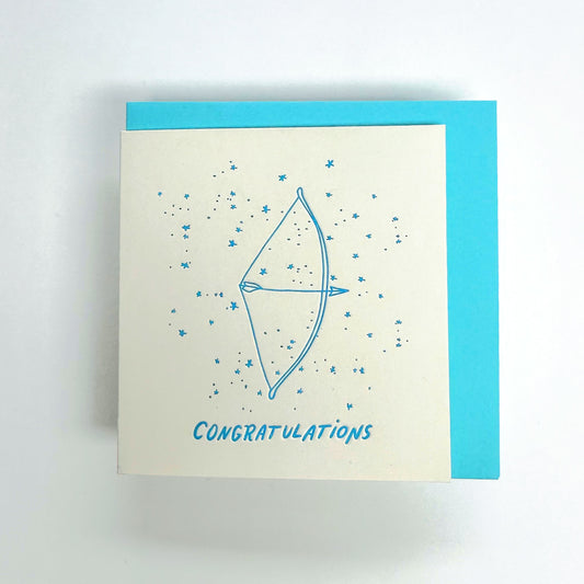 Congrats Arrow Mini Card