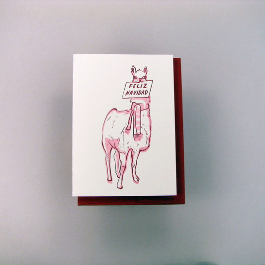 Llama Feliz Navidad Holiday