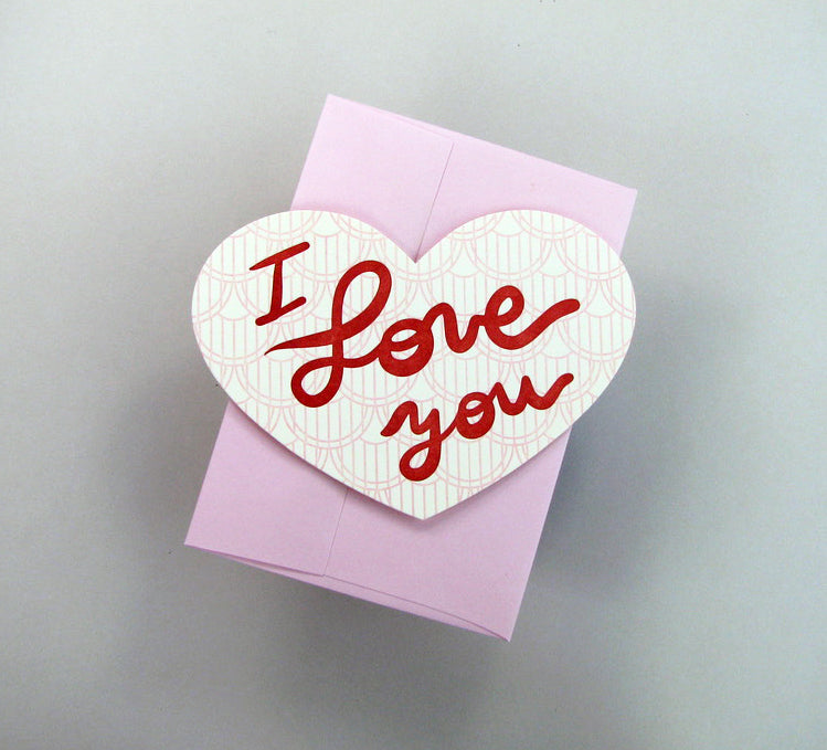 Candy Hearts Valentine - Letterpress Greeting Card – And Here We Are