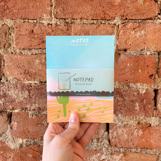 Desert Notes Notepad
