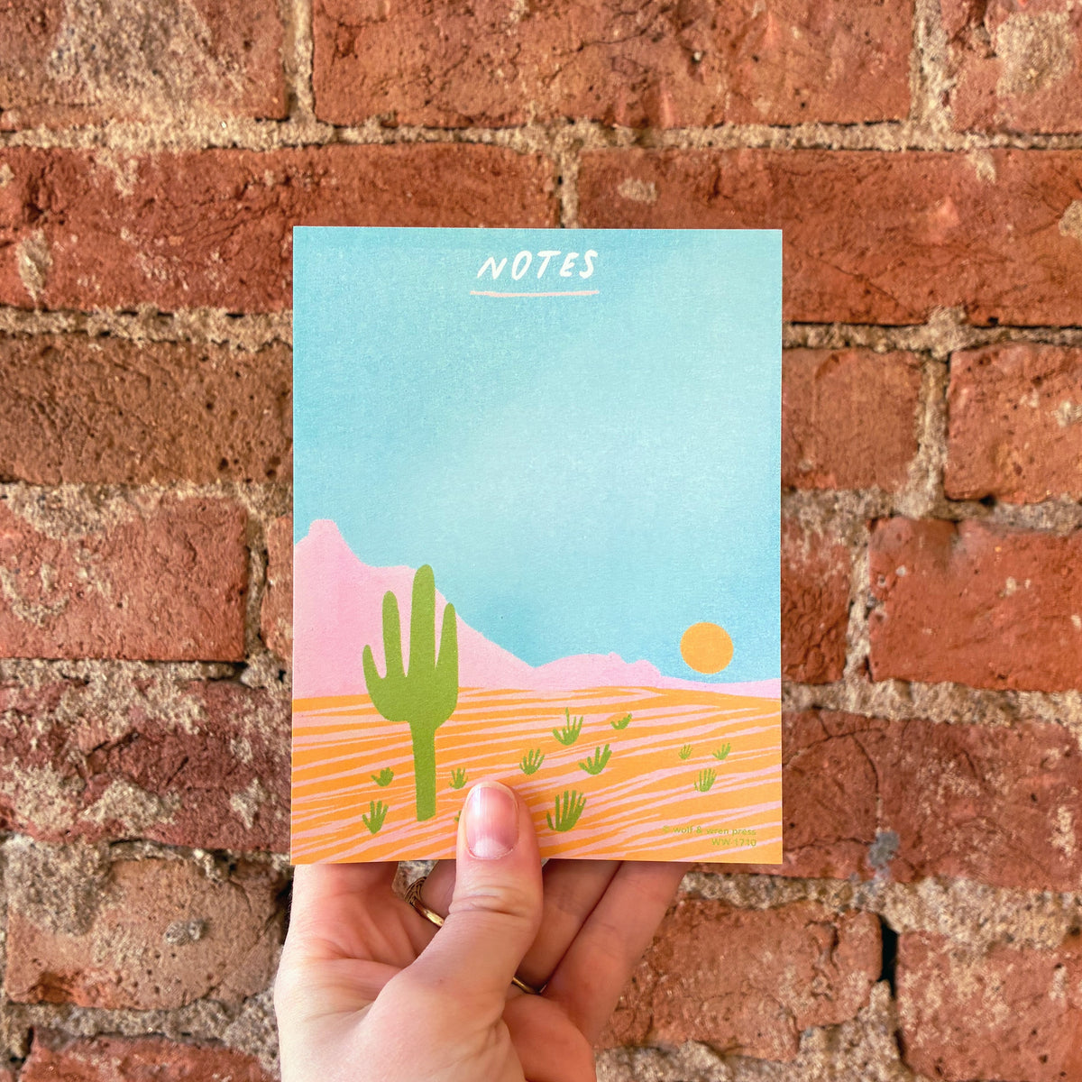Desert Notes Notepad
