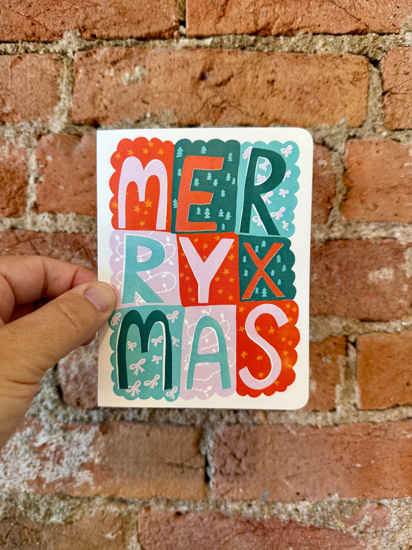 MERRY XMAS Grid card