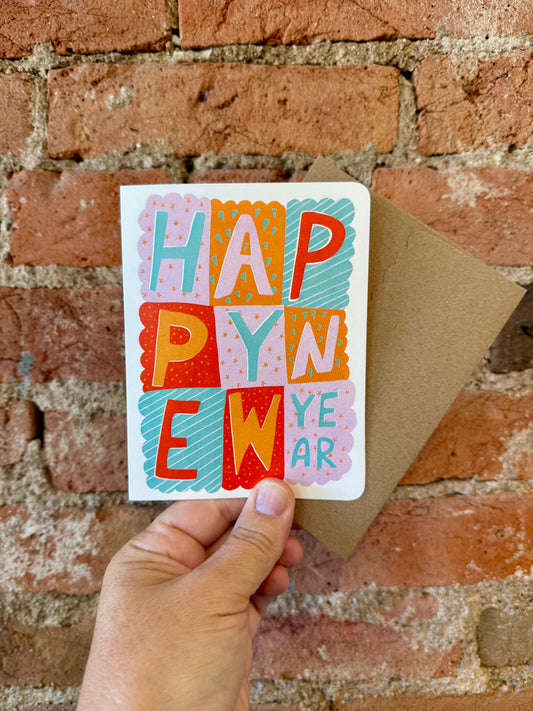 HAPPY NEW YEAR Grid card