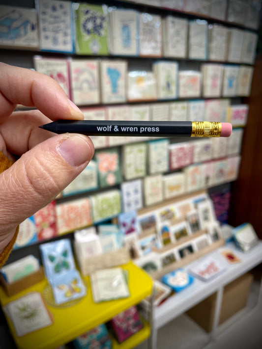 Wolf & Wren Mini Black Pencil