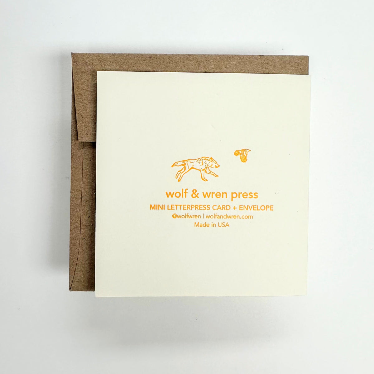 Blank Cat Mini Card
