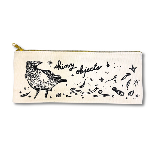 Crow Shiny Objects Pouch