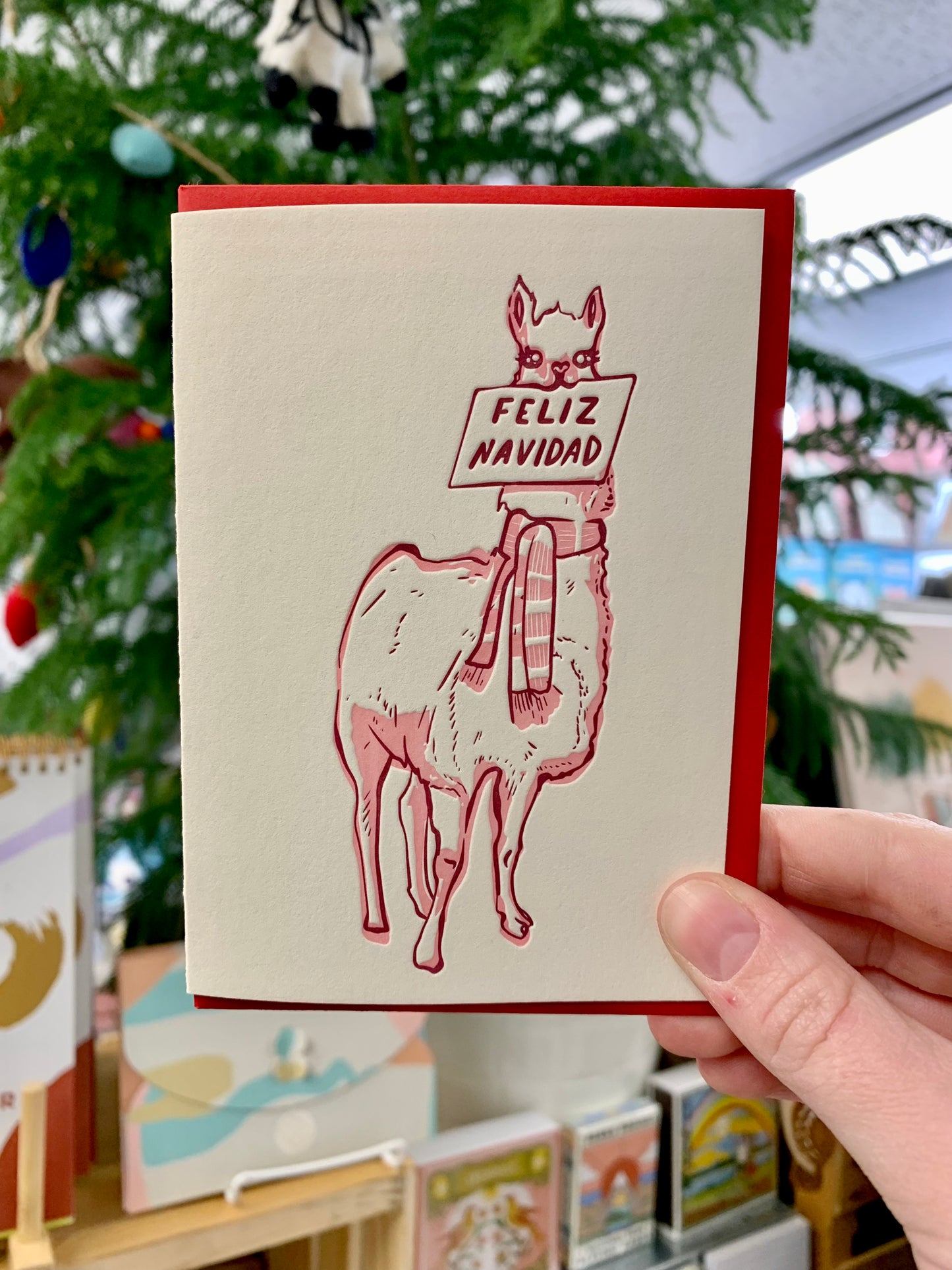 Llama Feliz Navidad Holiday