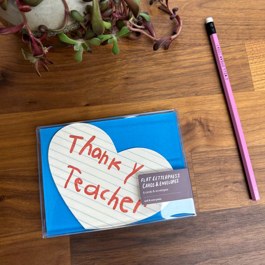 Thank You Teacher Heart