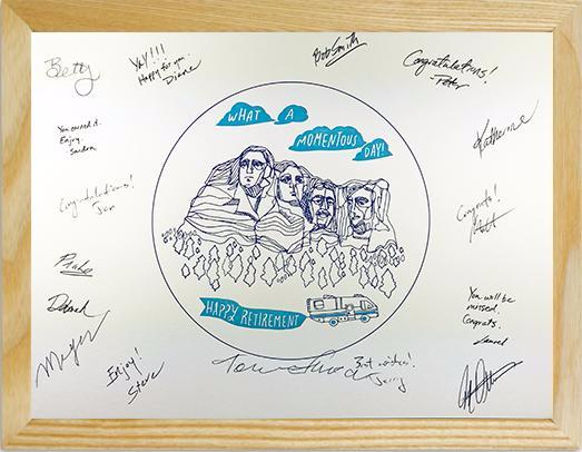 Rushmore Retirement Print