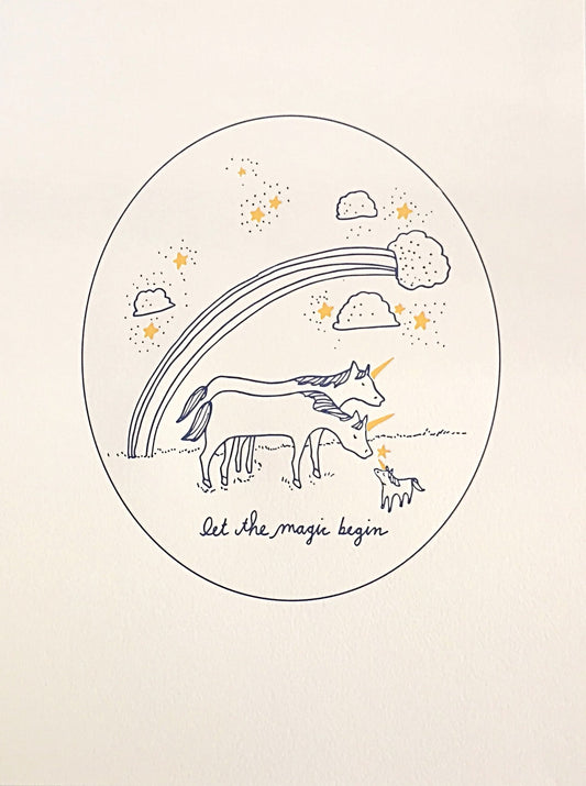 Wolf and Wren Press letterpress print