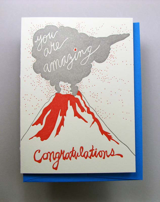 Volcano Congratulations