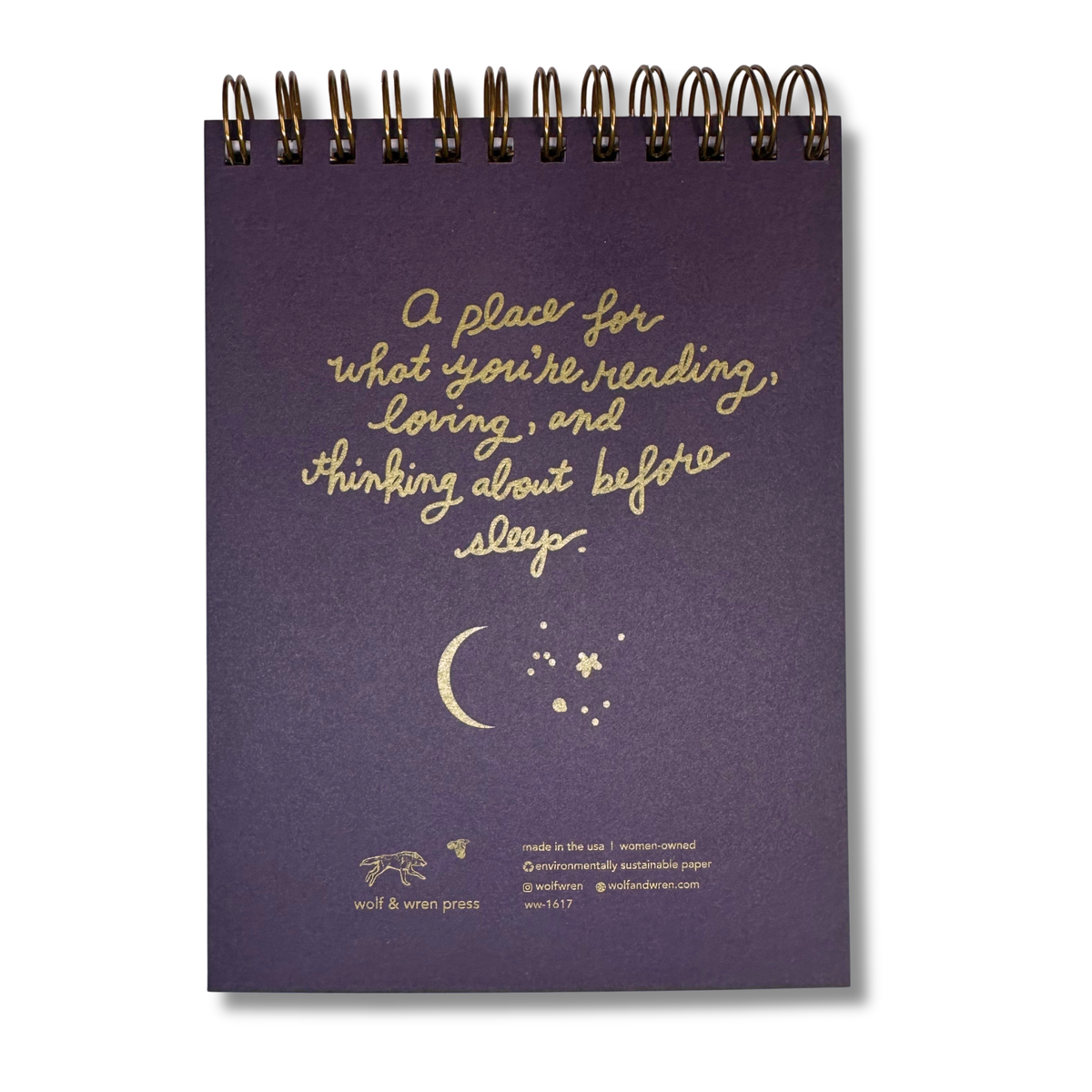 Bedside Reading Companion - A6 Notebook