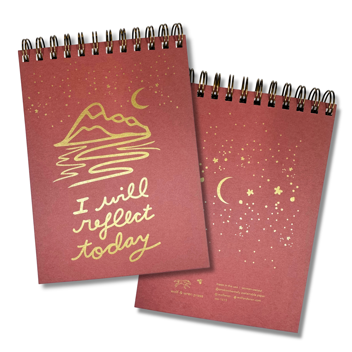 I Will Reflect Today - A6 Notebook