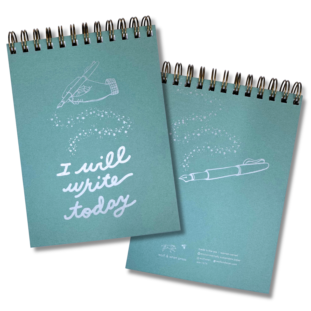 I Will Write Today - A6 Notebook