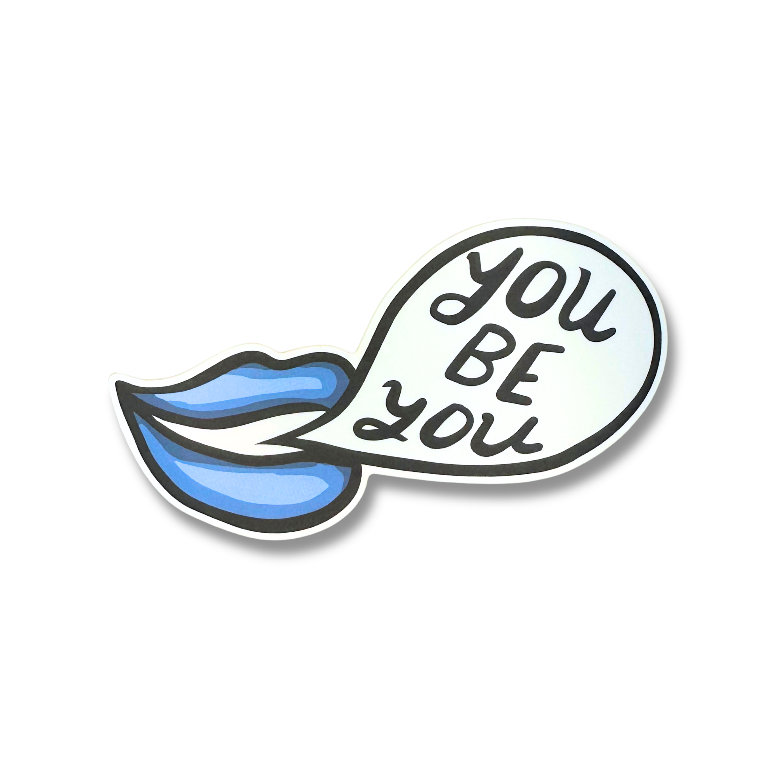 'You Be You' Lips Sticker – Wolf & Wren Press