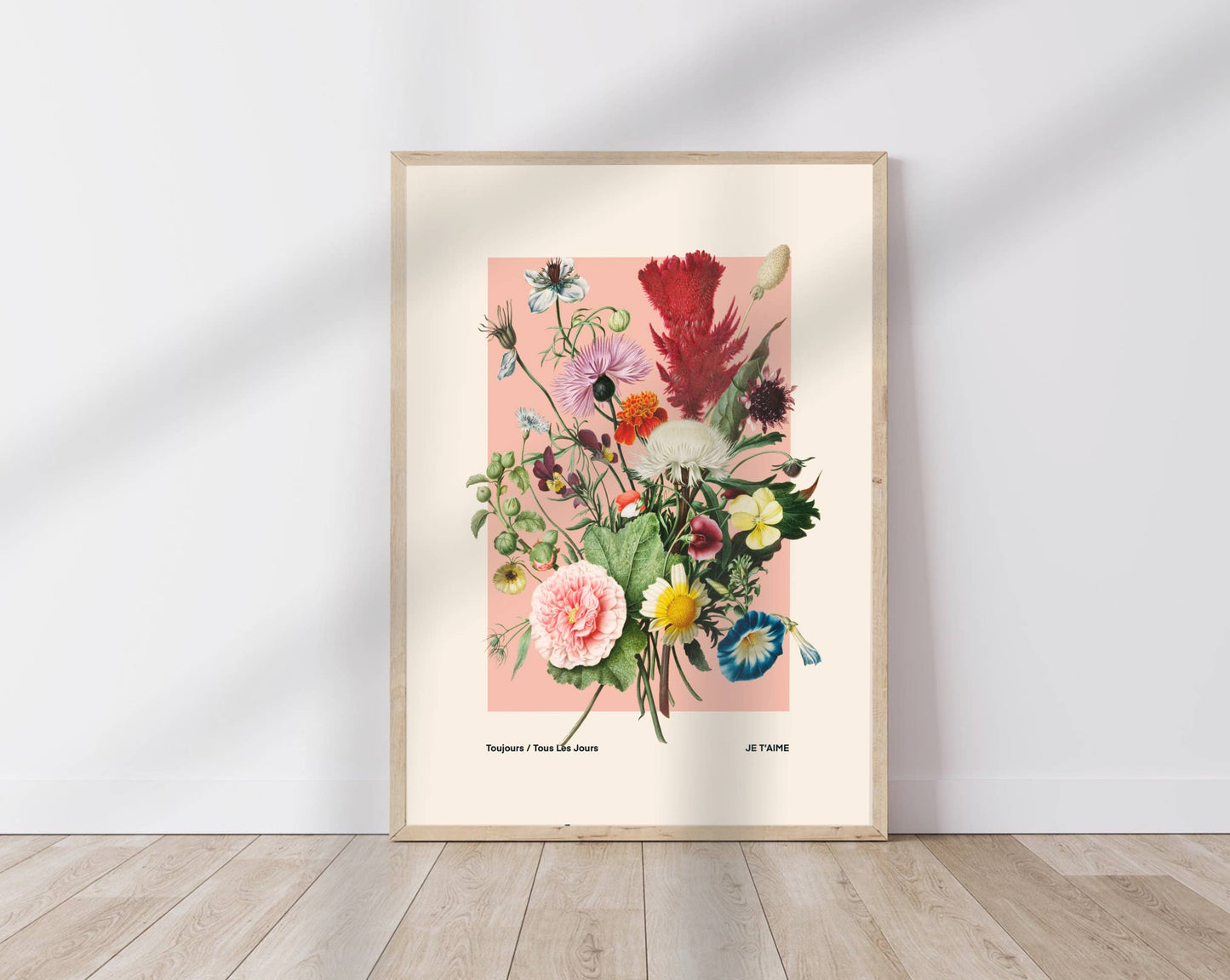 Colourful Flower Print, Botanical Print, Colourful,: A3