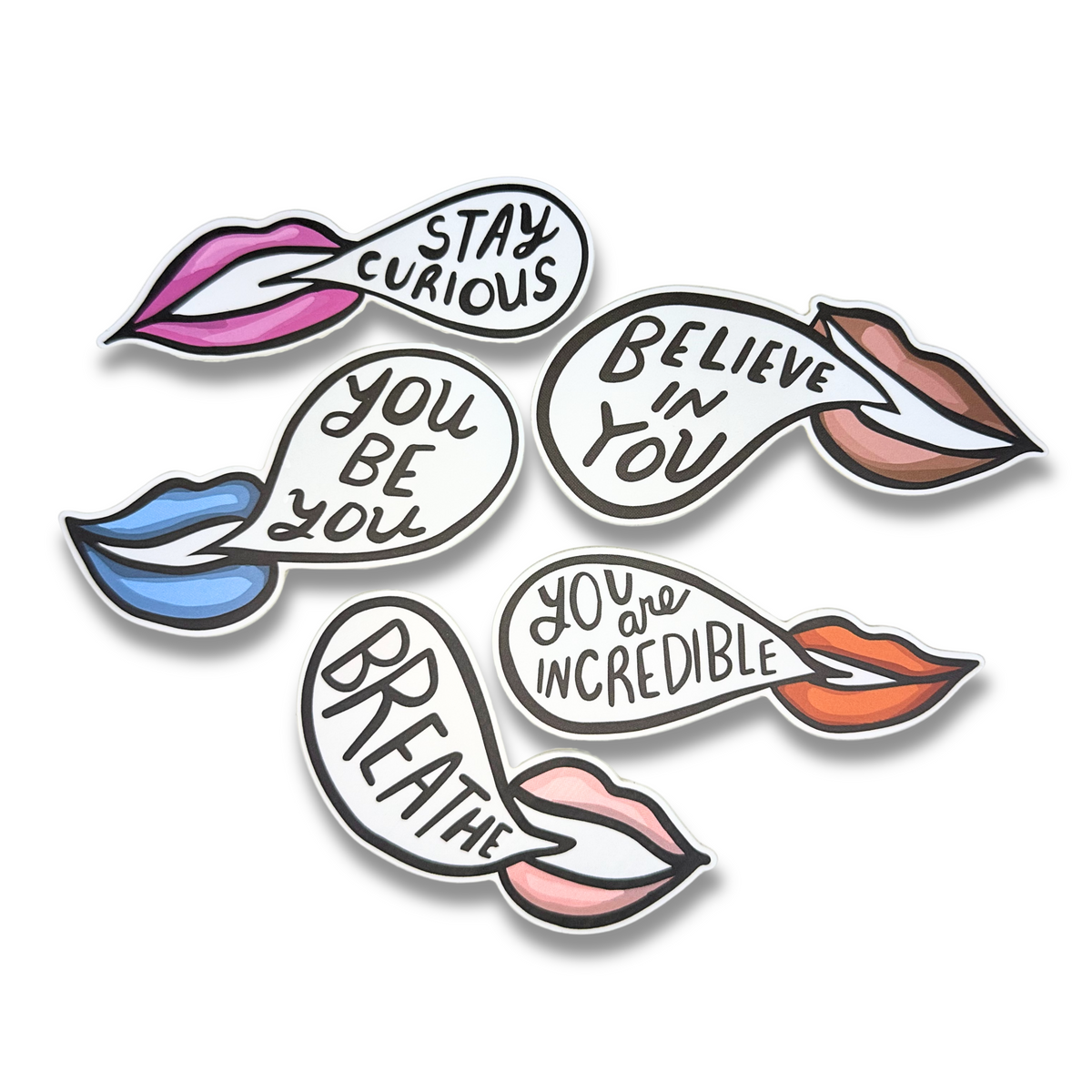 'You Are Incredible' Lips Sticker