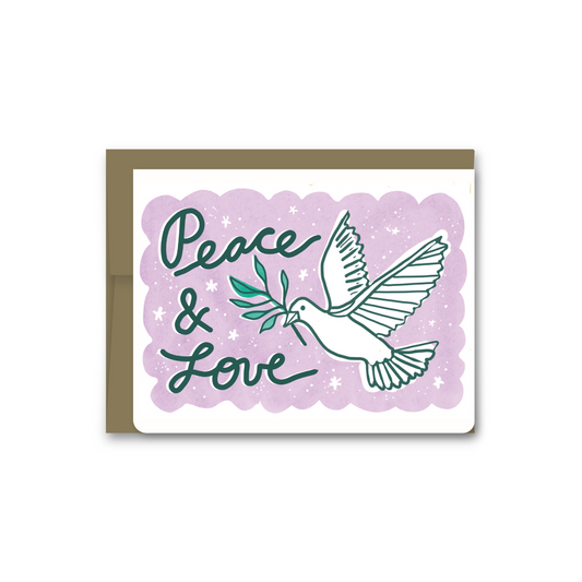Peace & Love Holiday Card