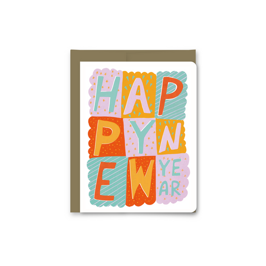 HAPPY NEW YEAR Grid card