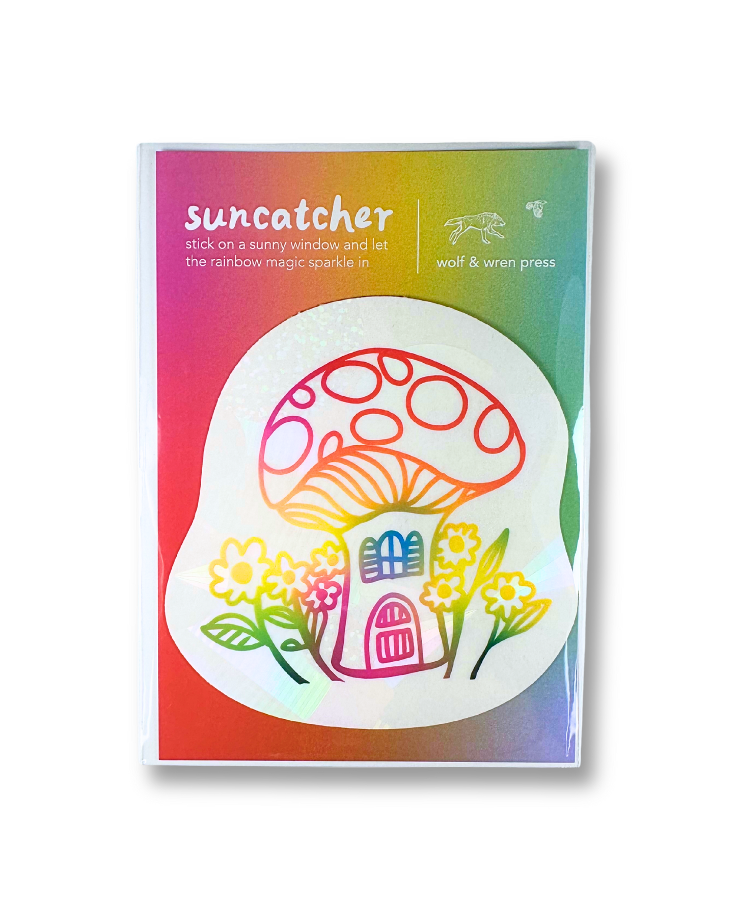 Mushroom Home Suncatcher
