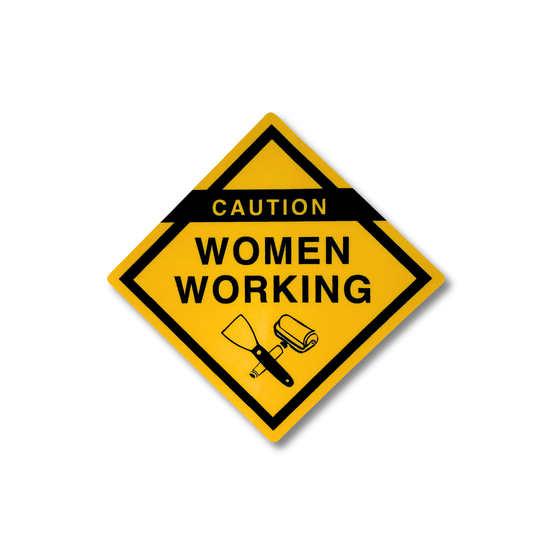 'Women Working' Sticker