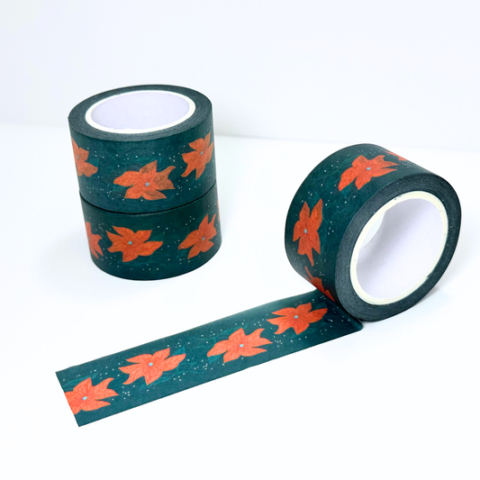 Poinsettia Washi Tape