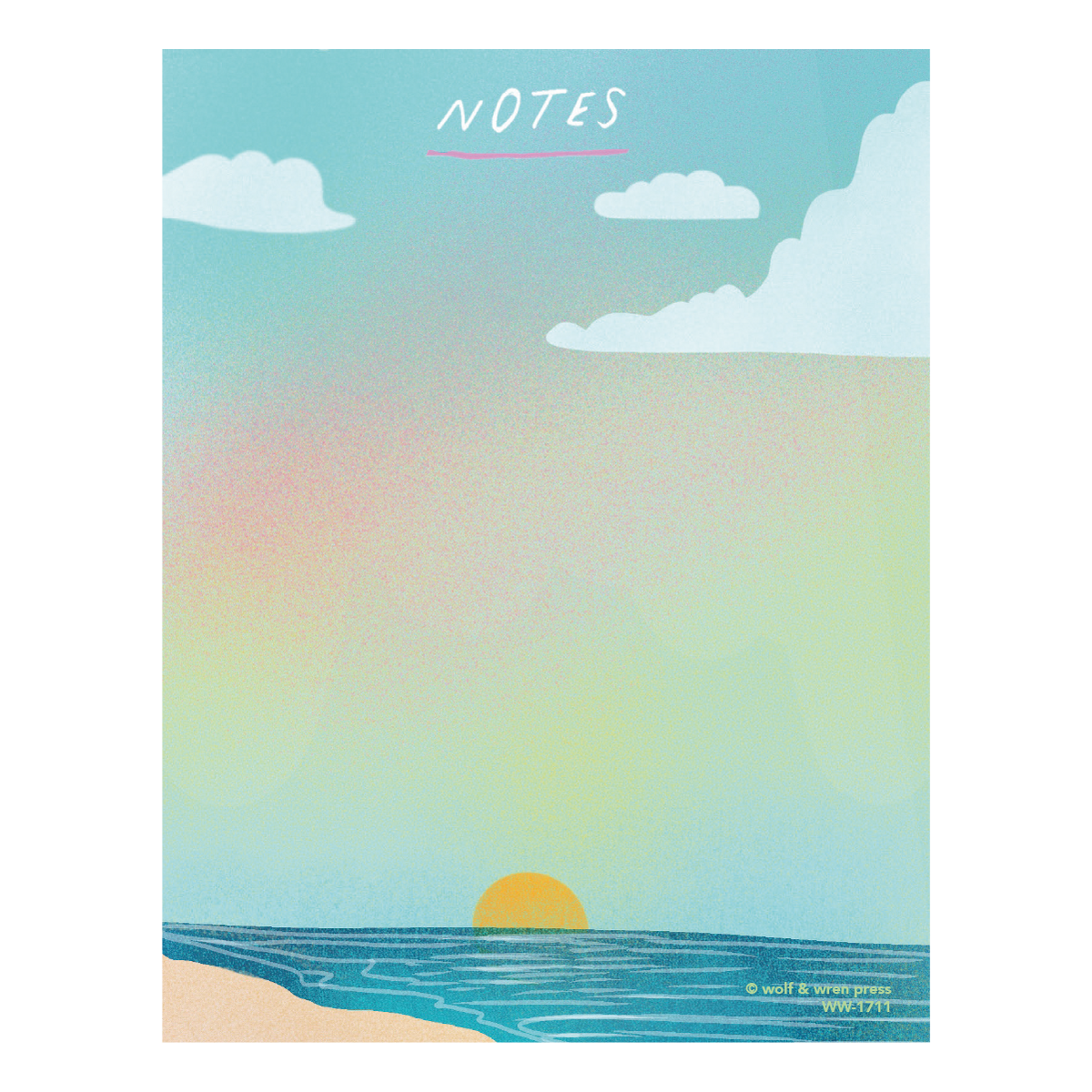 Beach Notes Notepad