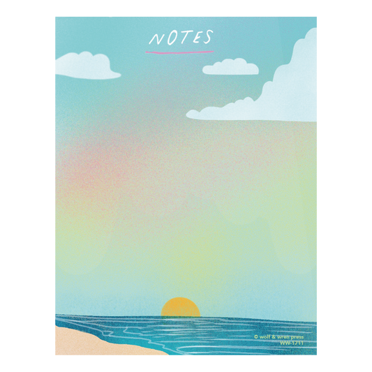 Beach Notes Notepad