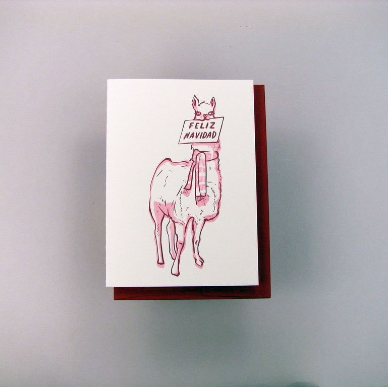 Llama Feliz Navidad Holiday