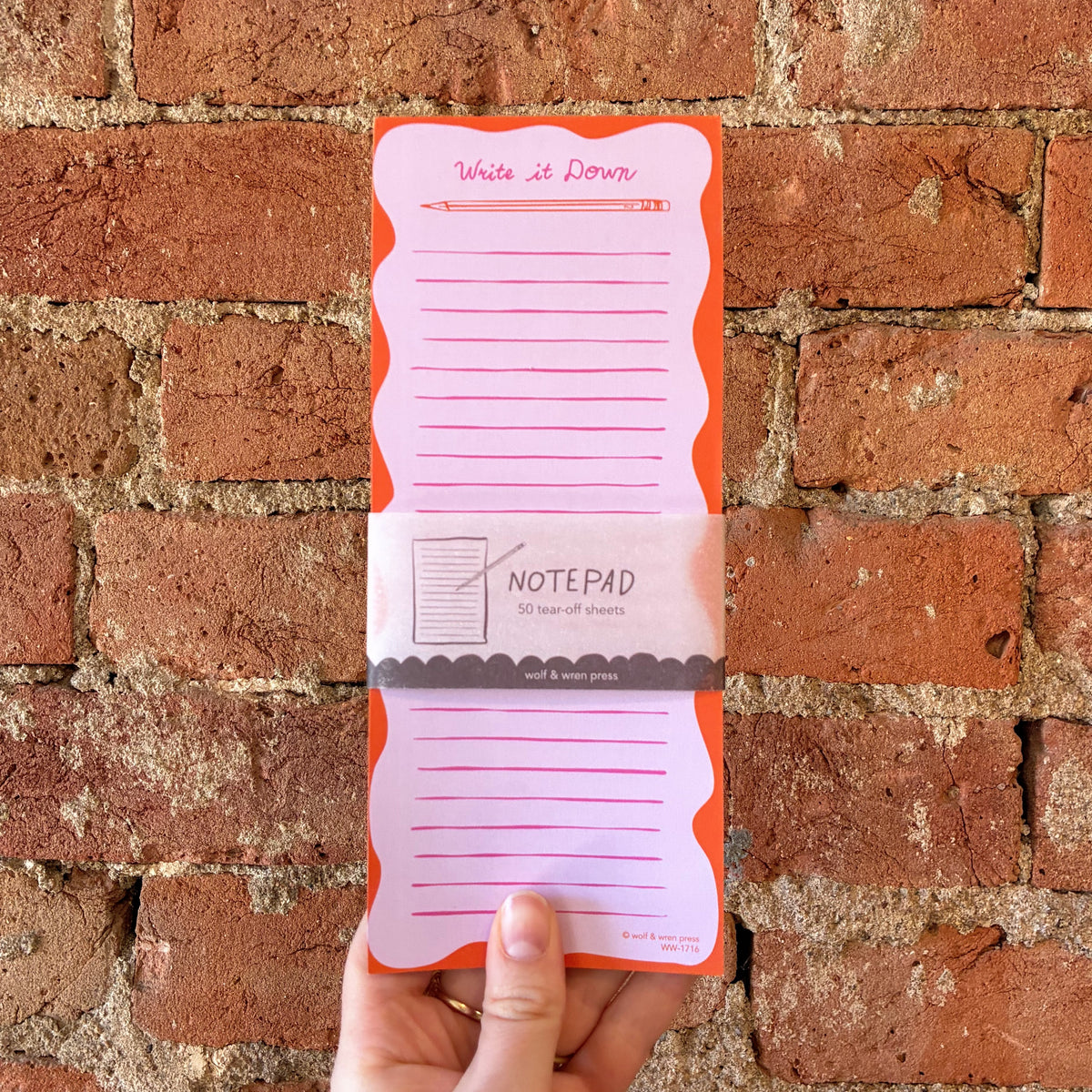 Write It Down List Notepad