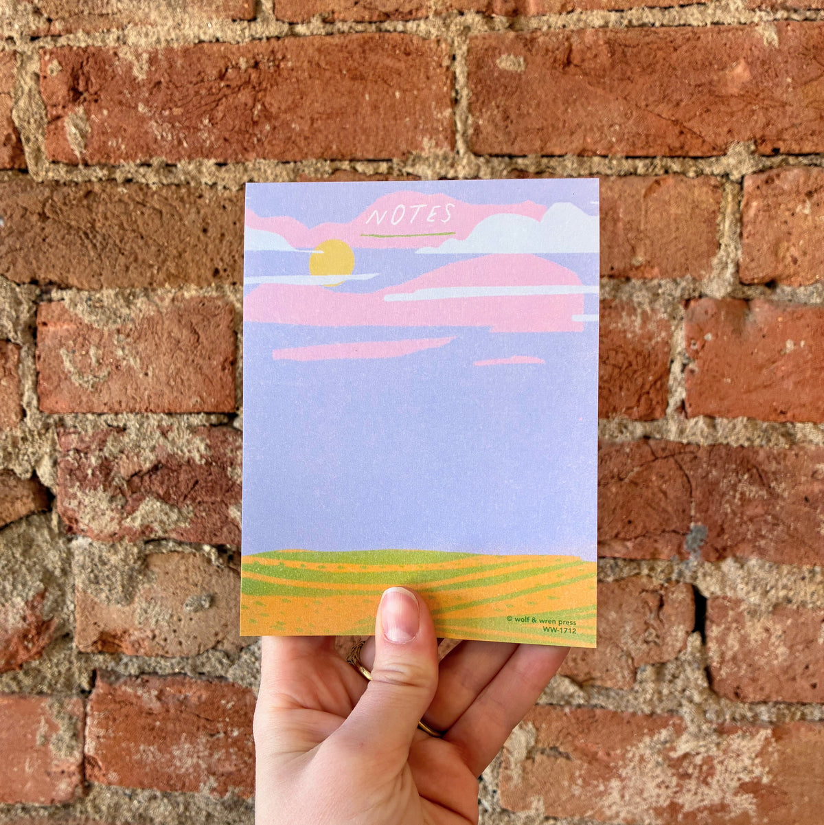 Plains Notes Notepad