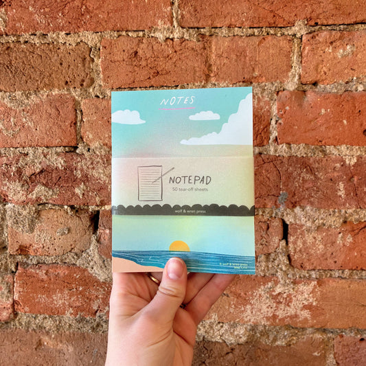 Beach Notes Notepad