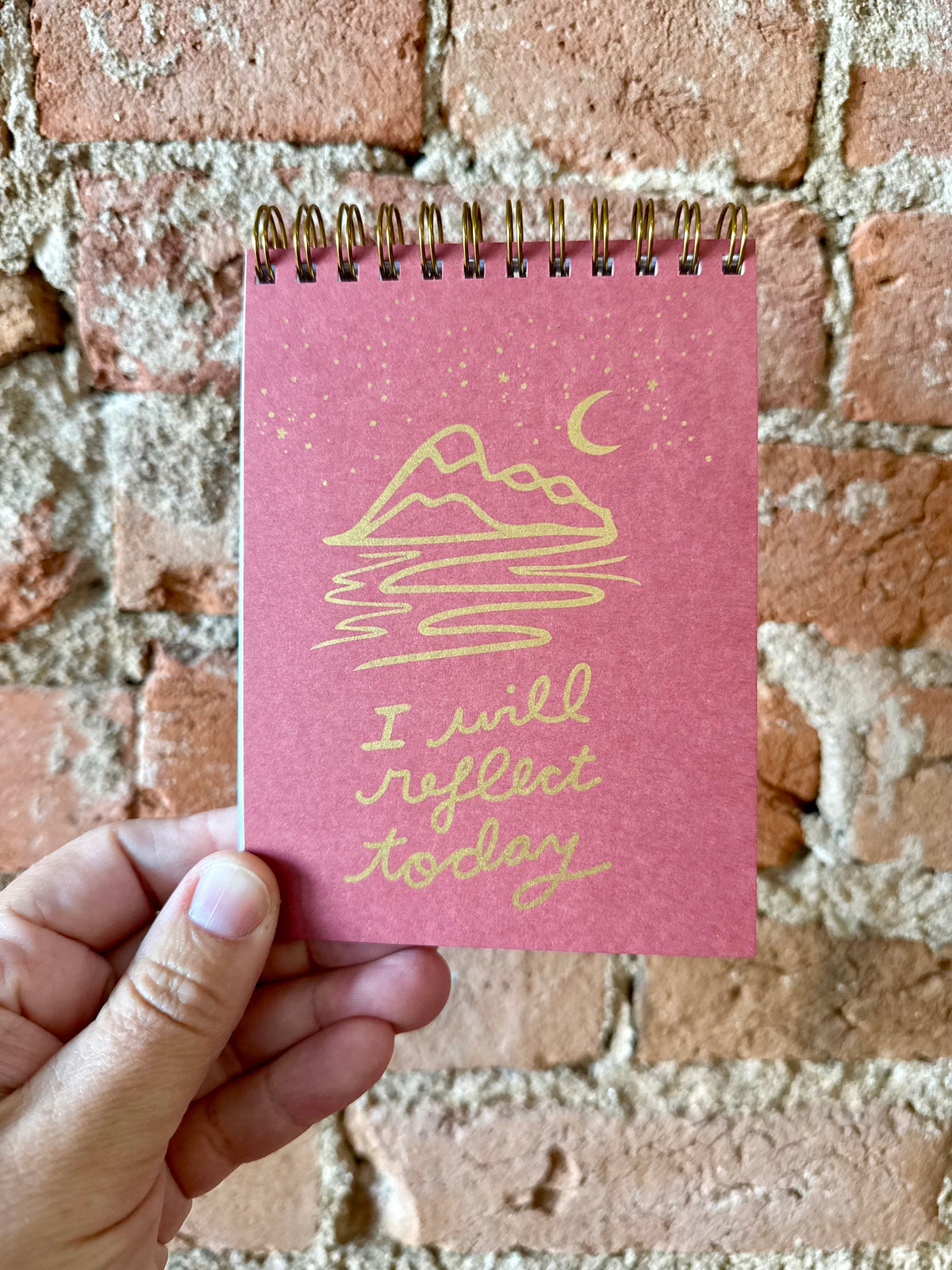 I Will Reflect Today - A6 Notebook