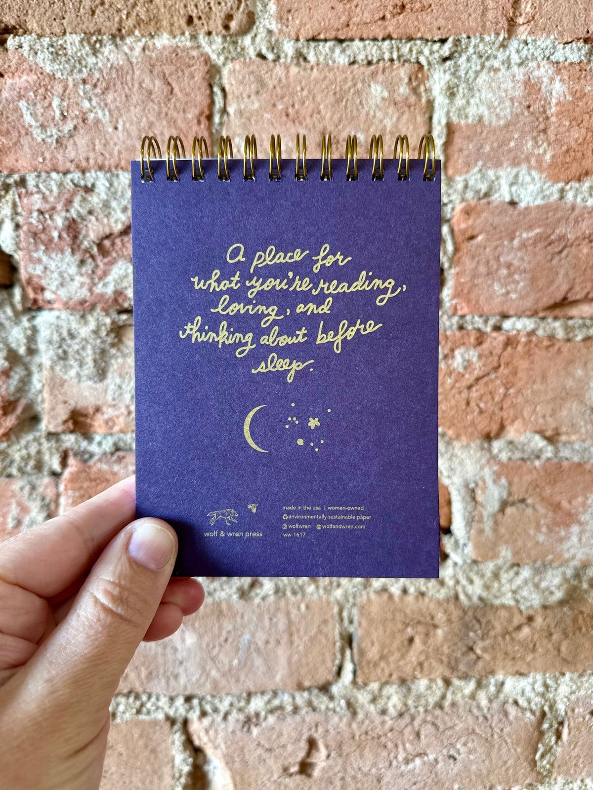 Bedside Reading Companion - A6 Notebook