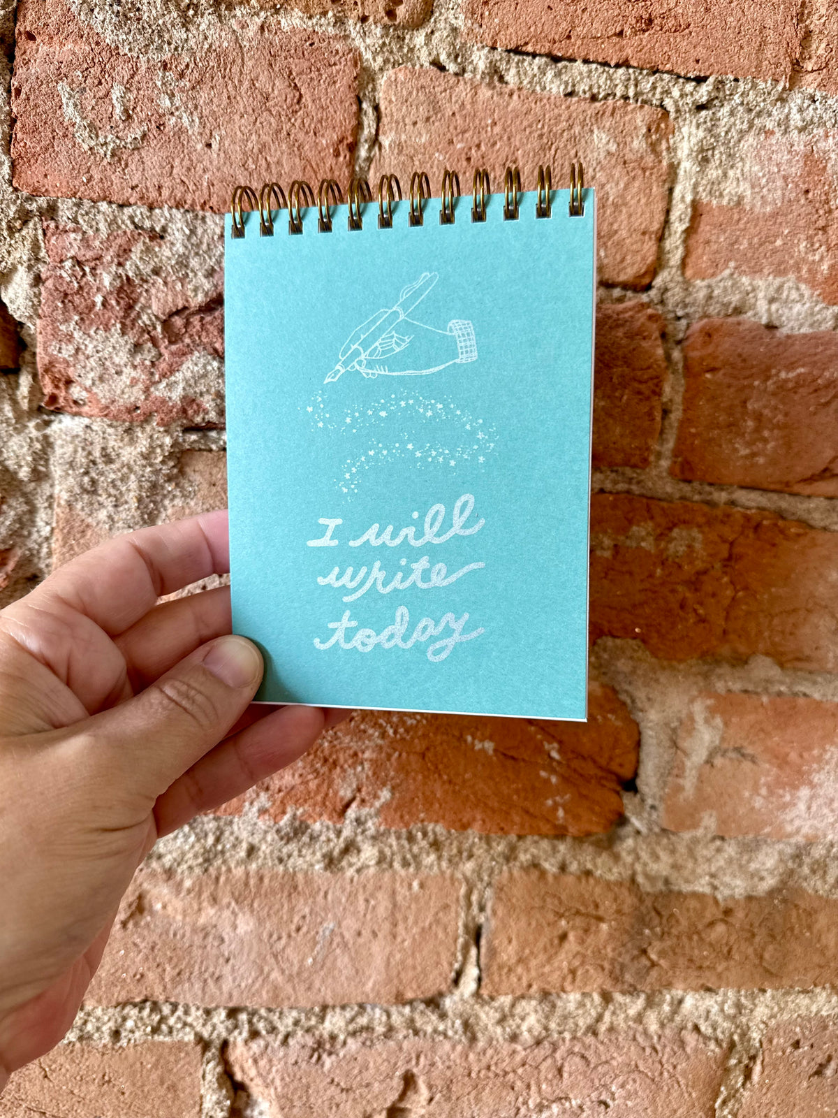 I Will Write Today - A6 Notebook