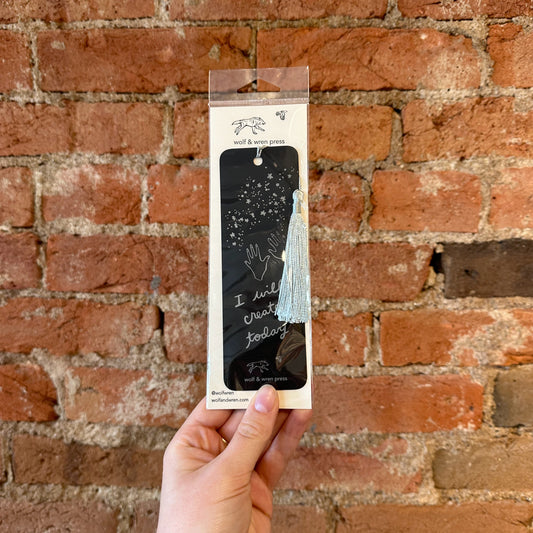 'I Will Create Today' Paper Bookmark