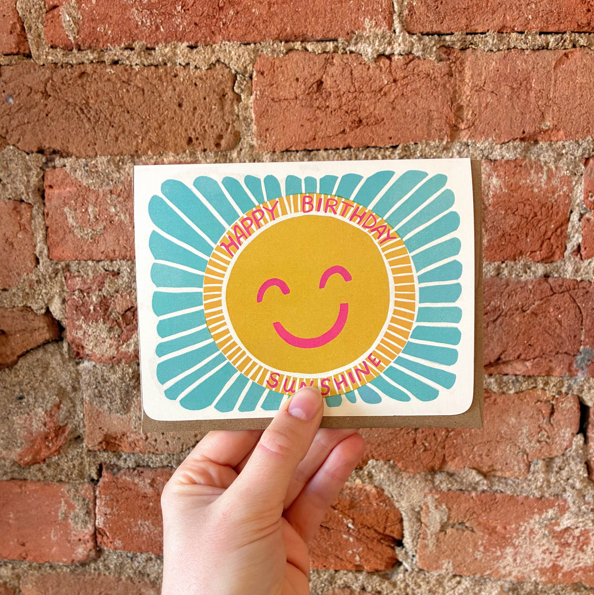 Happy Birthday Sunshine Greeting Card