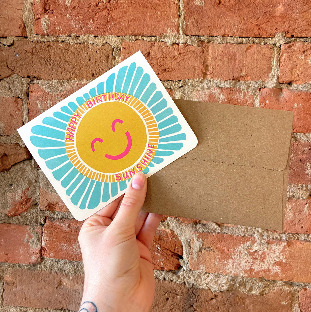 Happy Birthday Sunshine Greeting Card