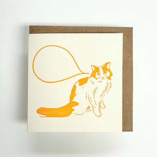 Blank Cat Mini Card