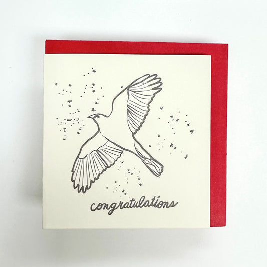 Congrats Bird Mini Card
