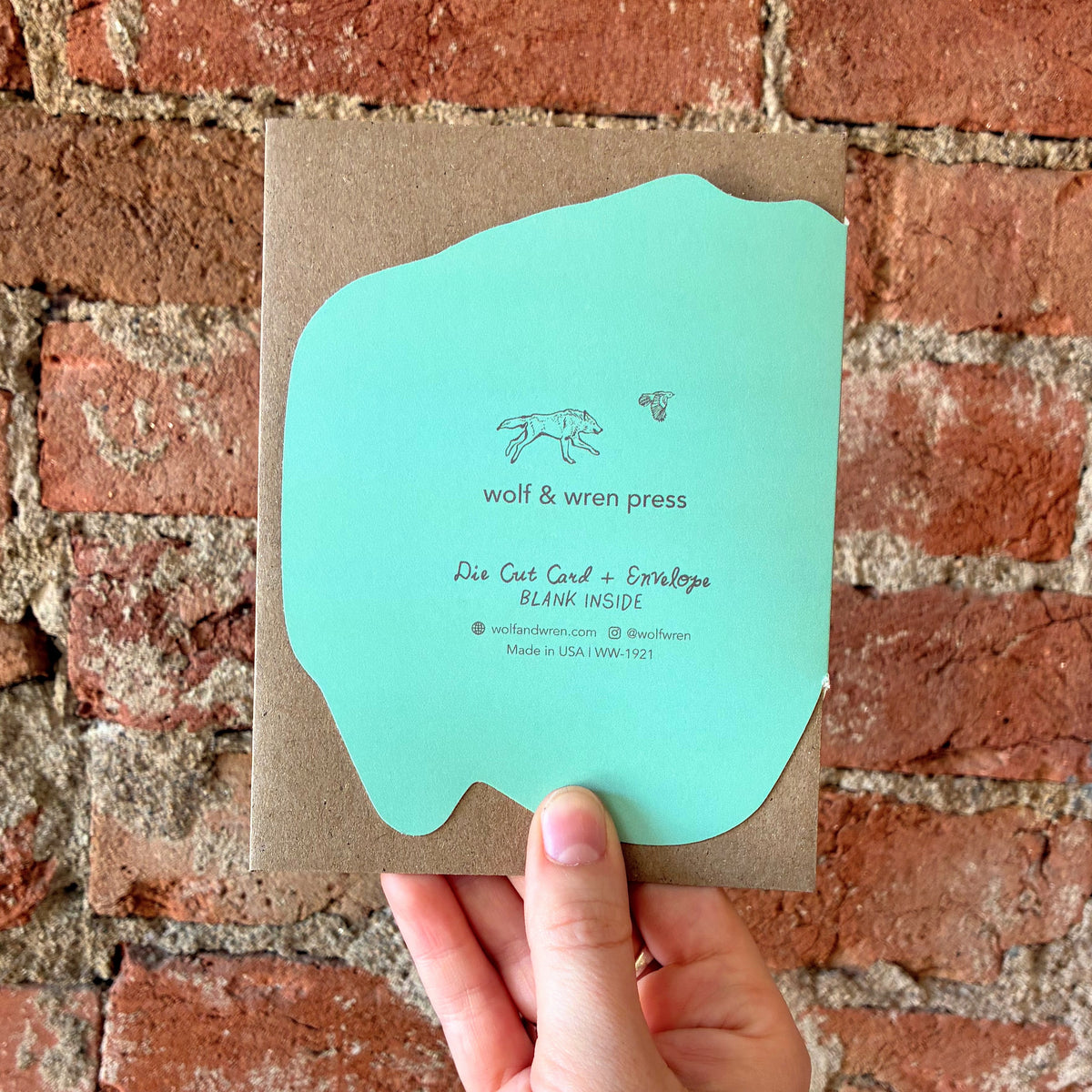 Floppy Ear Dog Die Cut Greeting Card