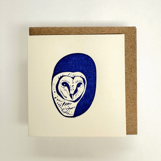 Blank Owl Mini Card