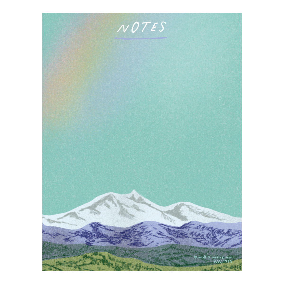 Mountains Notes Notepad