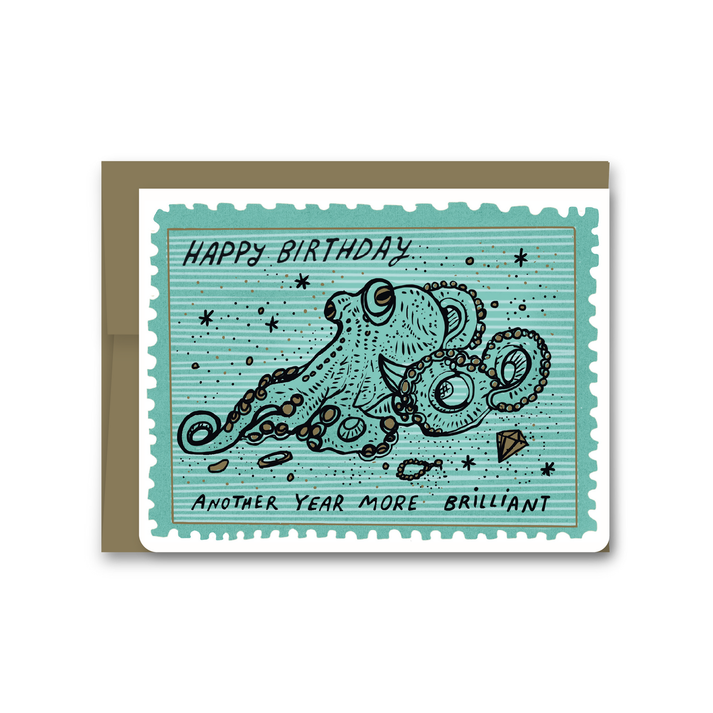 Octopus Brilliant Birthday